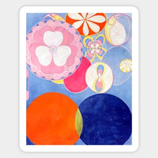 High Resolution Hilma af Klint Group Iv No 2 Childhood 1907 Sticker